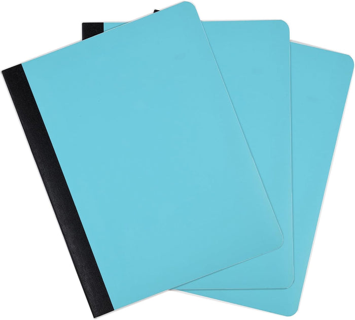 Mintra Office Poly Composition Book (3 Pack, Teal)