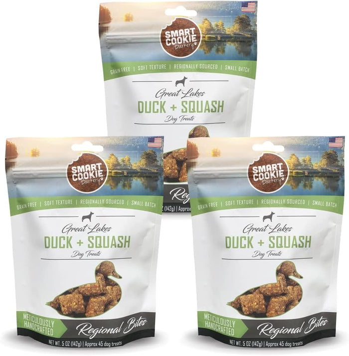 Smart Cookie All Natural Dog Treats - Wild Boar & Sweet Potato - Training Treats for Dogs with Allergies, Sensitive Stomachs - Soft Dog Treats, Chewy, Grain Free, Human-Grade, Made in USA - 5oz Bag