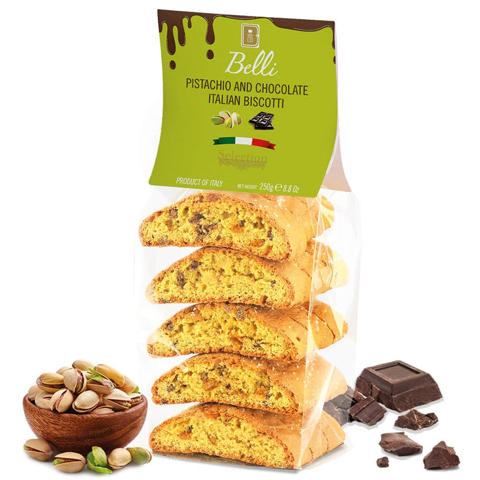 Italian Figs Biscotti | Made in Tuscany, Italy | Belli Traditional Semi Soft Biscuits
