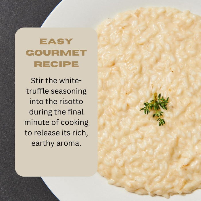 TRFL - White Truffle Risotto Kit, Risotto Rice Mix Crafted in Alba, Italy, Gourmet Food with Carnaroli Rice & Italian Seasoning with Real White Truffle Powder Blend, 4 Servings, 10.92 oz (310 g)