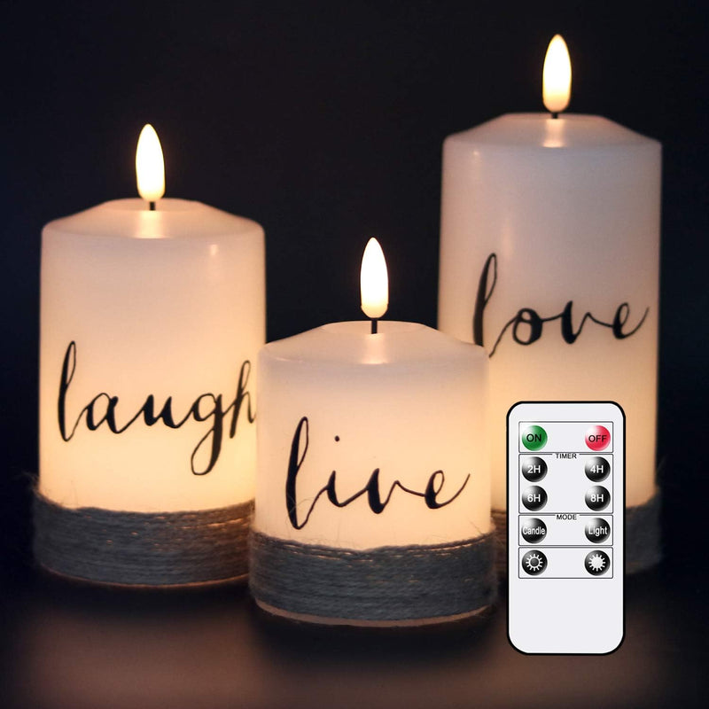 GenSwin Votive Candles Tealight Candles Color Changing 6 Pack