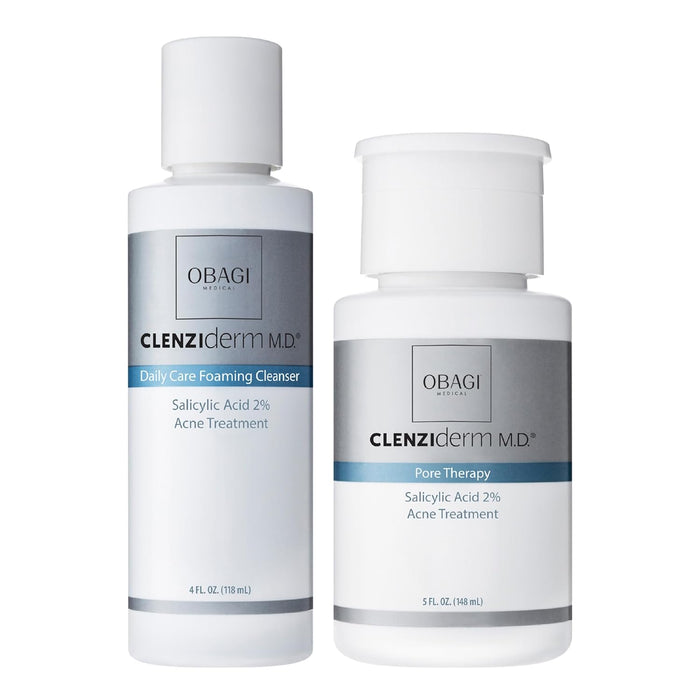 Obagi CLENZIderm M.D. Daily Care Foaming Acne Cleanser – Acne Treatment with 2% Salicylic Acid (BHA)