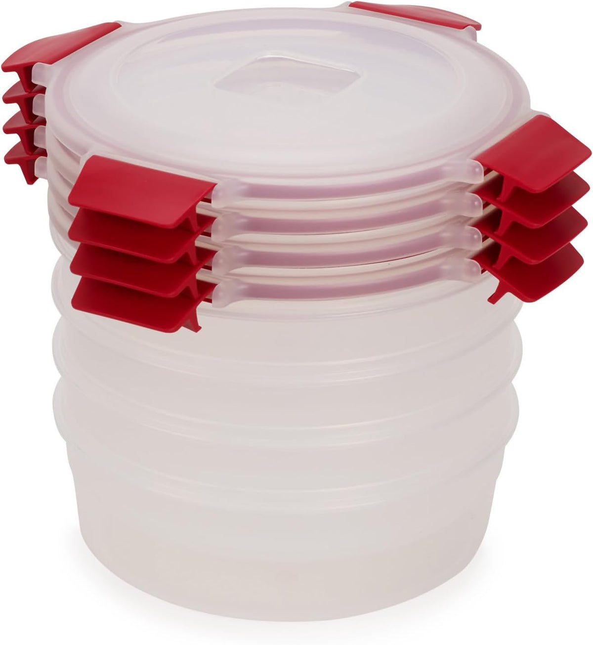Joseph Joseph Nest Lock Plastic BPA Free Food Storage Container Set with Lockable Airtight Leakproof Lids, 10-Piece, Multi-Color