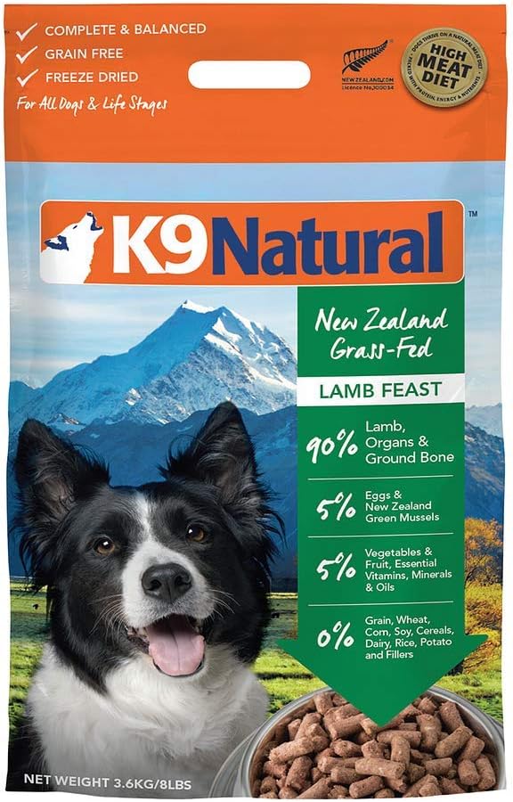 K9 Natural - Grain Free Freeze Dried Dog Food - Hoki & Beef, 4lb