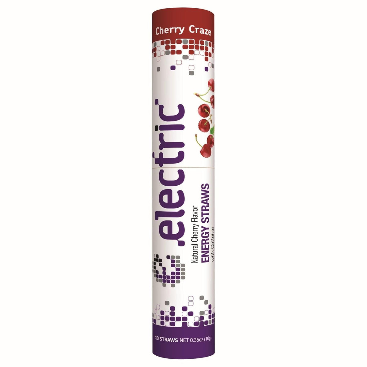 Smooth and Gentle Caffeine Energy. No Sugar. No Calories. Healthy and All Natural Electric Energy Straws – Natural Strawberry Solace – 10 straw pack