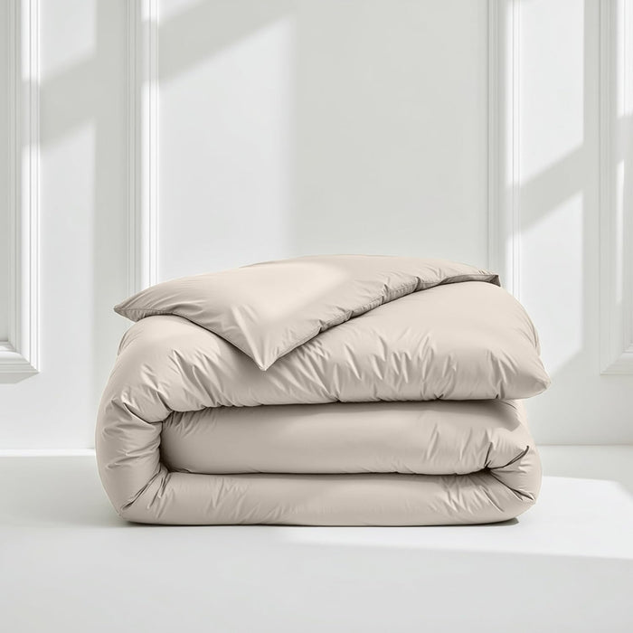 Italic Luxe 100% Australian Cotton Bedding Bundle – Sand Color, Full Size – 400 Thread Count – Soft, Durable & Silky – Includes Fitted Sheet, Flat Sheet & Pillowcases