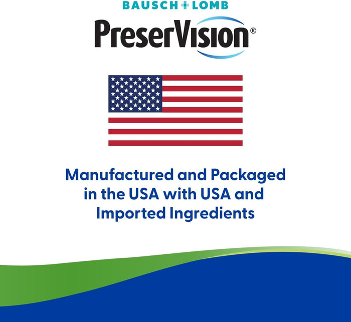 PreserVision AREDS 2 Eye Vitamins, #1 Eye Doctor Recommended Brand, Lutein and Zeaxanthin Supplement with Vitamin C, Vitamin E,Zinc, and Copper, 130 Softgels (Minigels)