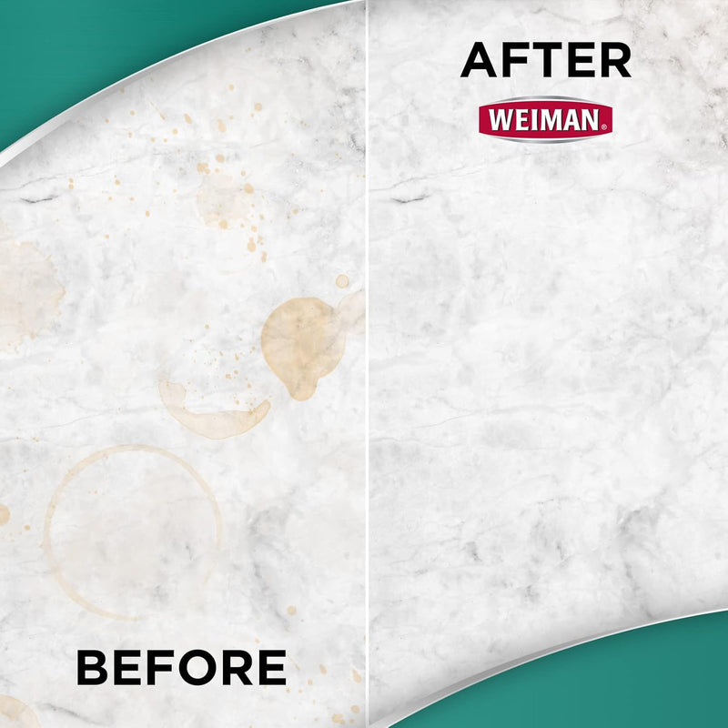 Weiman Disinfecting Granite Cleaner and Polish - 64 Ounce (2 Pack) Safely Cleans and Shines Granite Marble Quartz Quartzite Slate Limestone Corian Laminate Tile Countertop
