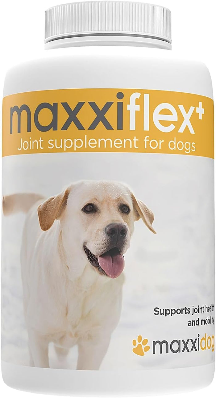 maxxipaws - maxxiflex+ Hip & Joint Supplement for Dogs with Glucosamine, Chondroitin, MSM & Collagen | Mobility, Flexibility & Discomfort Support | Senior, Adult & All Breeds | 60 Tablets
