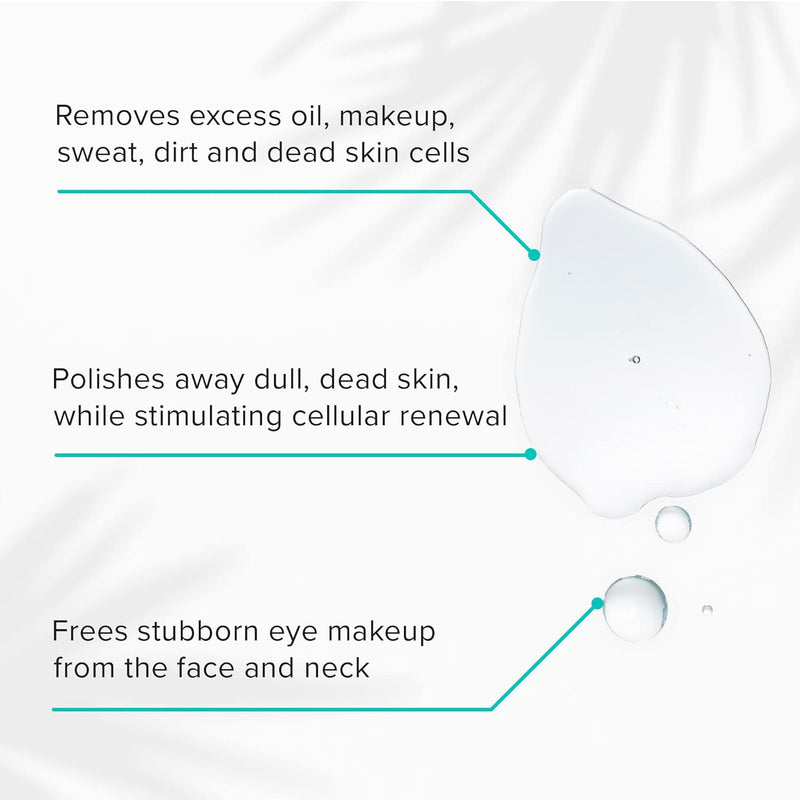 ClarityRx Take It Off Gentle Face & Eye Makeup Remover, Natural Plant-Based Calming Facial Cleanser with Antioxidants for All Skin Types