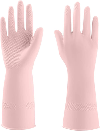 Rubber Gloves for Household, Dishwashing Gloves for Kitchen, Reusable