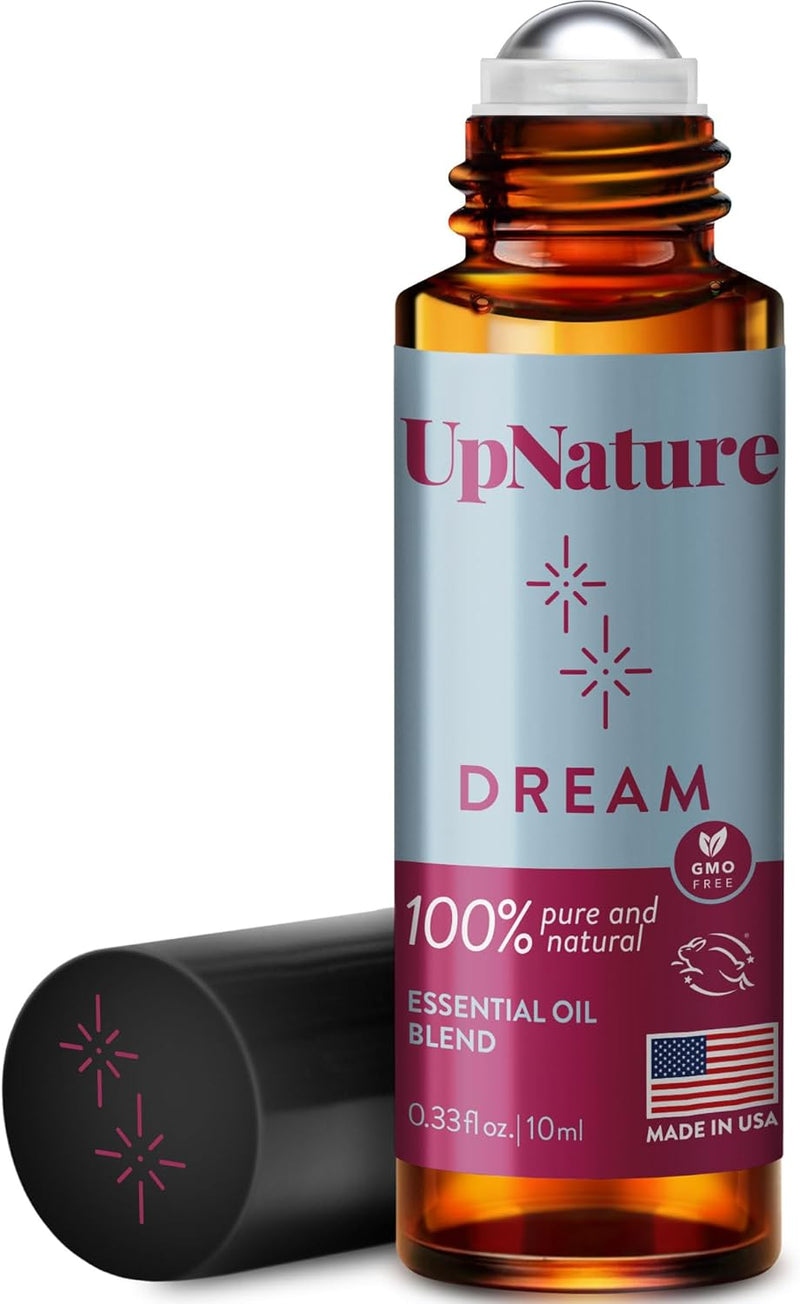 UpNature Calm Essential Oil Roll On - 100% Natural Stress Relief Aromatherapy - Relaxation Self Care Gifts for Women - Nurse Essentials