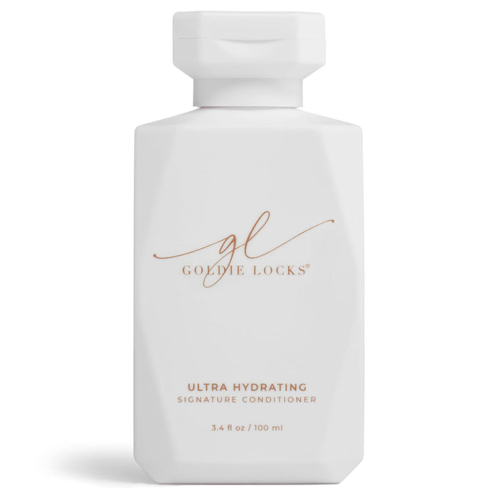 Goldie Locks Ultra Hydrating Conditioner, 3.4 fl oz | Moisturizes Frizz & Split Ends | Sulfate-Free | Safe for Extensions & Color-Treated Hair | Protein-Free