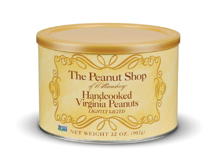 The Peanut Shop of Williamsburg Hot Habanero Chile Pepper Virginia Peanuts, Williamsburg Peanuts Store Gourmet Gift - 10.5 Oz Tin