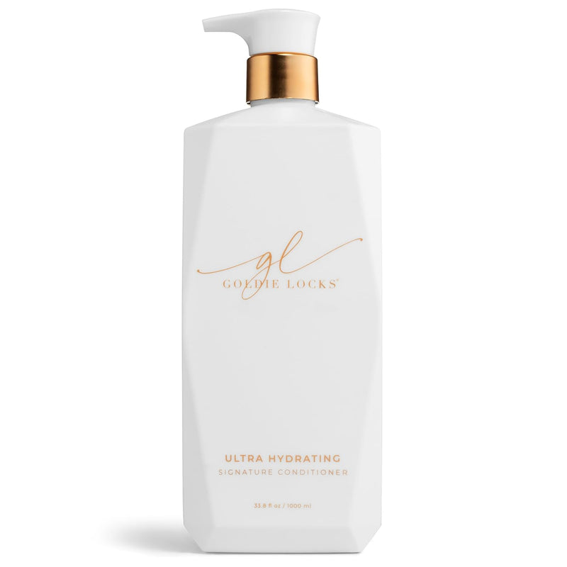 Goldie Locks Ultra Hydrating Conditioner, 3.4 fl oz | Moisturizes Frizz & Split Ends | Sulfate-Free | Safe for Extensions & Color-Treated Hair | Protein-Free