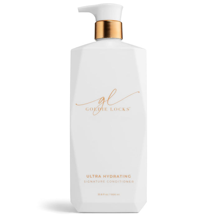 Goldie Locks Ultra Hydrating Conditioner, 3.4 fl oz | Moisturizes Frizz & Split Ends | Sulfate-Free | Safe for Extensions & Color-Treated Hair | Protein-Free