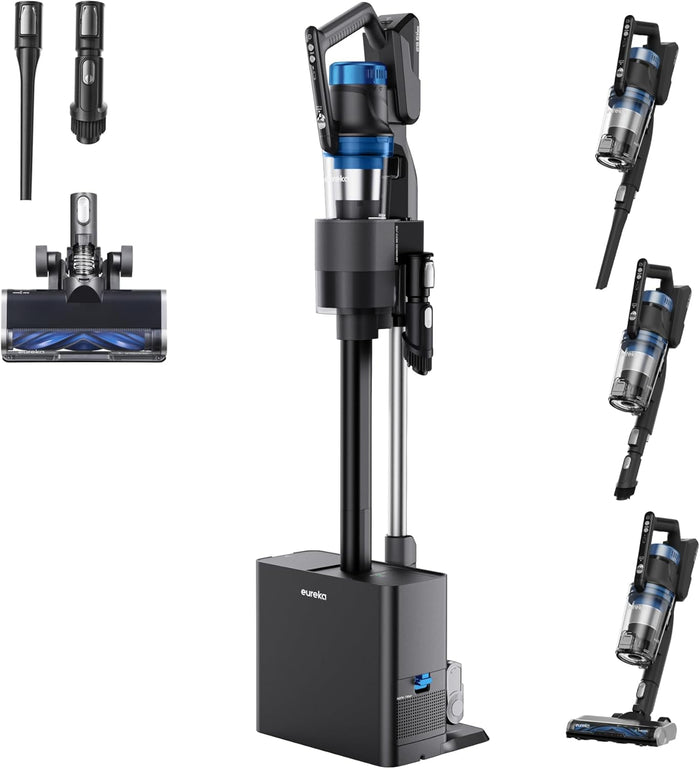 Eureka RapidClean Pro Cordless Vacuum Cleaner for Hard Floors, Lightweight Stick Vacuum LED Headlights, Convenient Stick and Handheld Vac, Green, NEC285GR