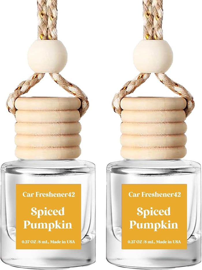 HoogaLife Car Air Freshener Diffuser 2 Pack Hanging Air Freshener Diffuser - Vanilla Cream Fragrance Oil Air D iffuser for Car, 45+ days Long Lasting Fragrance Made in USA C ar Air Fresheners (V54)