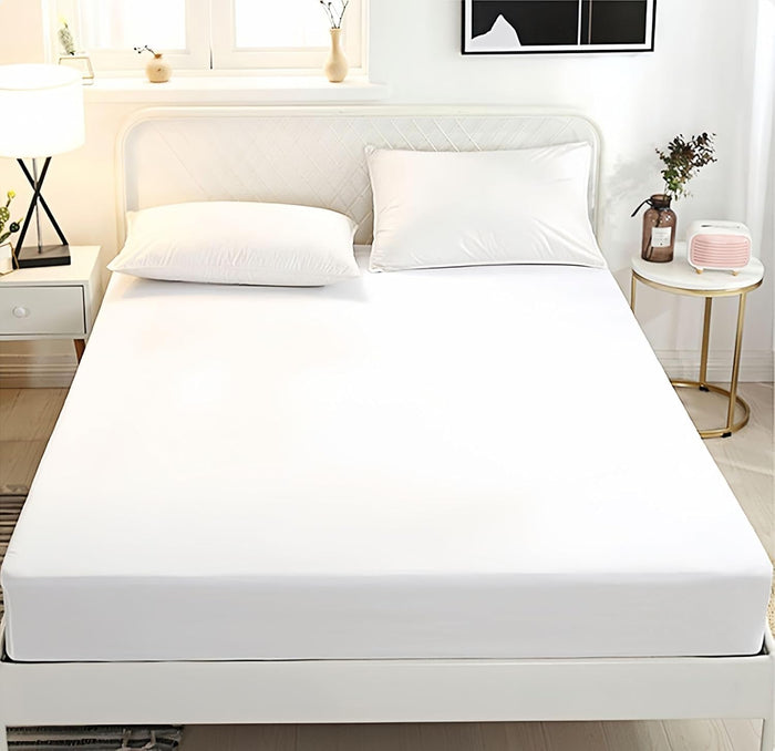 Fitted Sheet Queen - Hotel Luxury Bottom Fitted Sheets Only - 100% Cotton Fitted Bed Sheet - Deep Pocket Fitted Sheet Only, 60" x 80" + 15" (Queen, Gray)