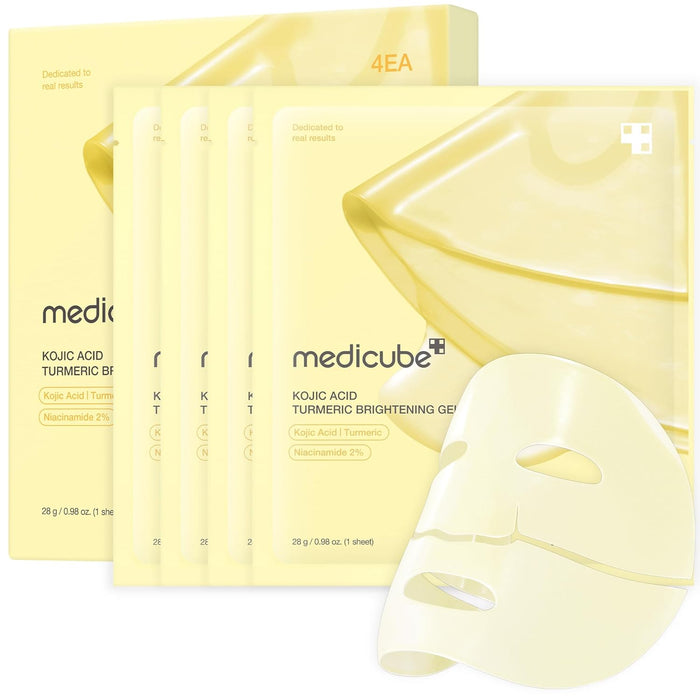 medicube Salmon DNA PDRN pink collagen jelly gel mask | overnight face mask for glass glow skin- elasticity, hydrating, firming and moisturizing | korean skincare, 28g, 4ea