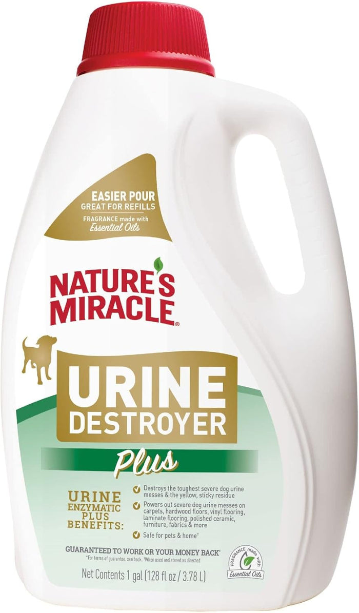 Nature’s Miracle Urine Destroyer Plus Dog, 32 Ounces, Enzymatic Formula, Ready-to-Use
