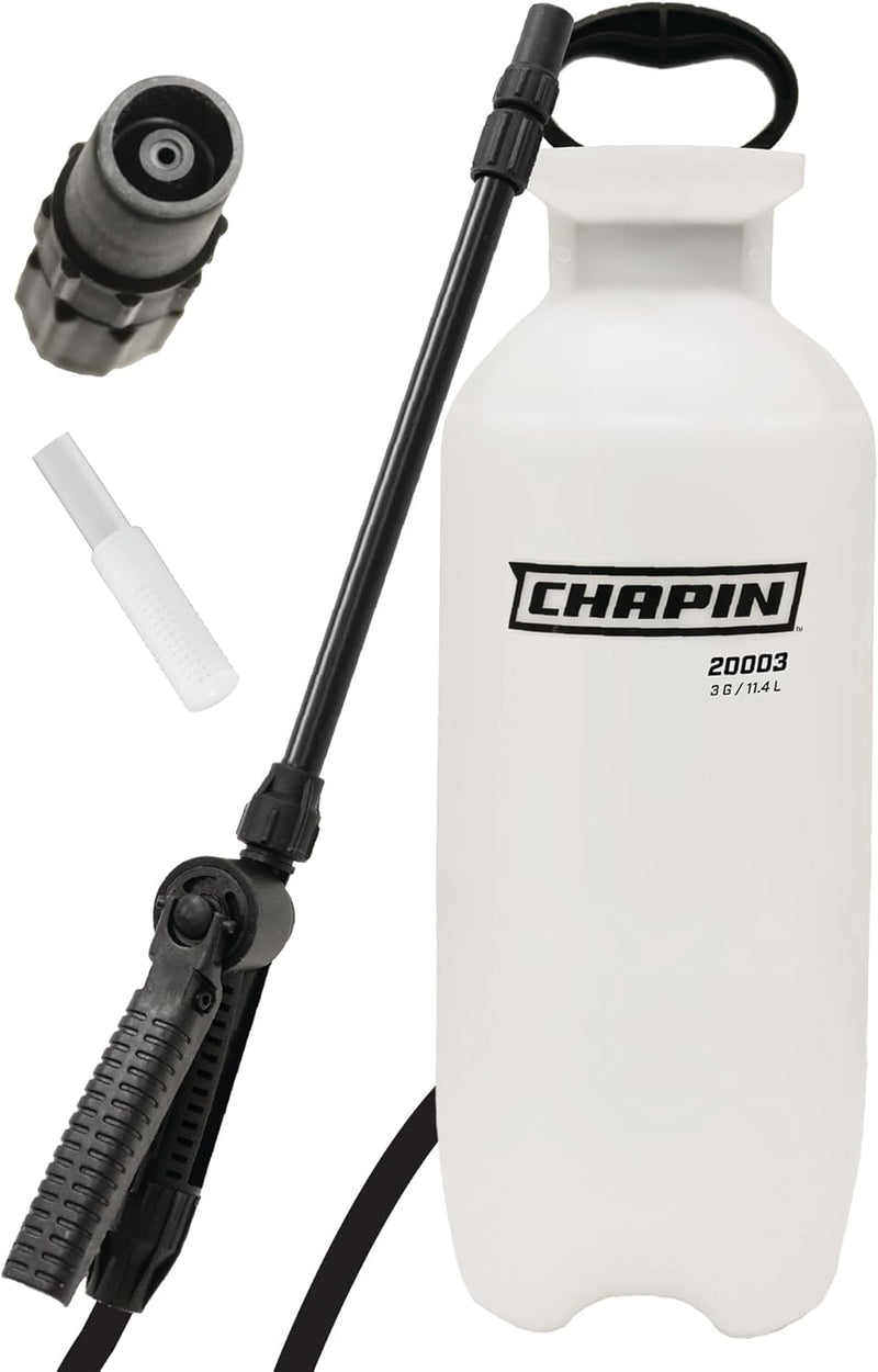 Chapin 20004 Made in USA 1 -Gallon Lawn and Garden Pump Pressured Sprayer, for Spraying Plants, Garden Watering, Weeds and Pests