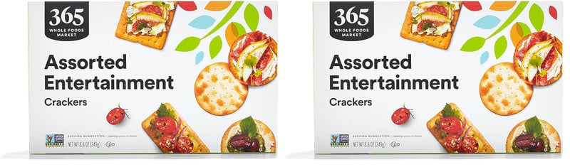 365 by Whole Foods Market, Assorted Entertaining Crackers, 8.8 Ounce