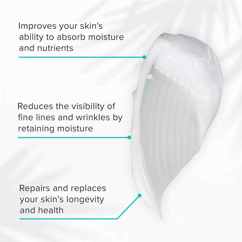 ClarityRx Feel Better Hyaluronic Acid Face Moisturizer, Natural Plant-Based Moisturizing Cream with Jojoba Oil & Hyaluronic Acid for Hydration, Smooths Dry, Aging Skin, Paraben & Cruelty Free