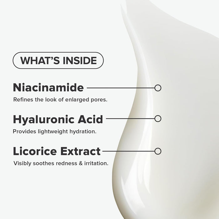 Paula's Choice CLEAR Oil-Free Face Moisturizer, Lightweight Facial Cream for Acne-Prone Skin, Hyaluronic Acid, Pore-Minimizing Niacinamide, Soothing Antioxidants, Calms Redness, Fragrance- Free