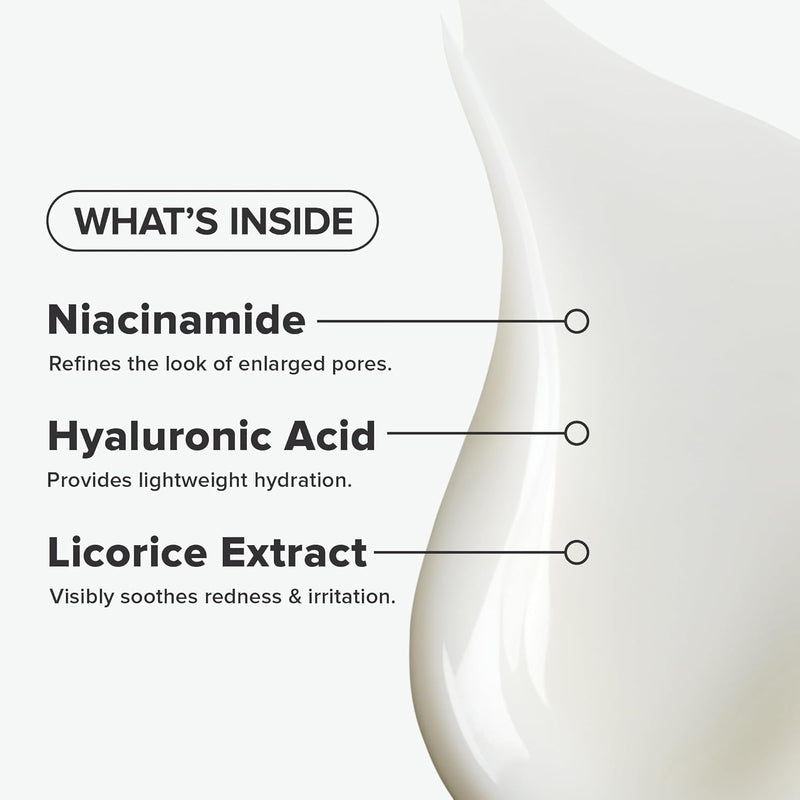 Paula's Choice CLEAR Oil-Free Face Moisturizer, Lightweight Facial Cream for Acne-Prone Skin, Hyaluronic Acid, Pore-Minimizing Niacinamide, Soothing Antioxidants, Calms Redness, Fragrance- Free