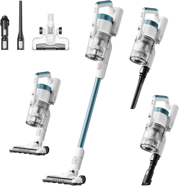 Eureka RapidClean Pro Cordless Vacuum Cleaner for Hard Floors, Lightweight Stick Vacuum LED Headlights, Convenient Stick and Handheld Vac, Green, NEC285GR