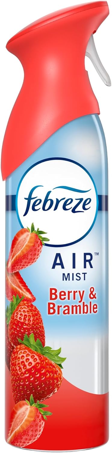Febreze Air Mist Air Freshener Spray, Odor-Fighting Room Spray, Air Fresheners for Home and Bathroom and Kitchen, Aerosol Can, Linen & Sky Scent, 8.8oz, 2 Count