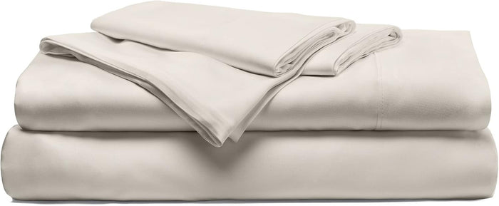 Cariloha Resort 4-Piece Sateen Sheet Set | Blue Lagoon | King | Cooling Sheets for Hot Sleepers