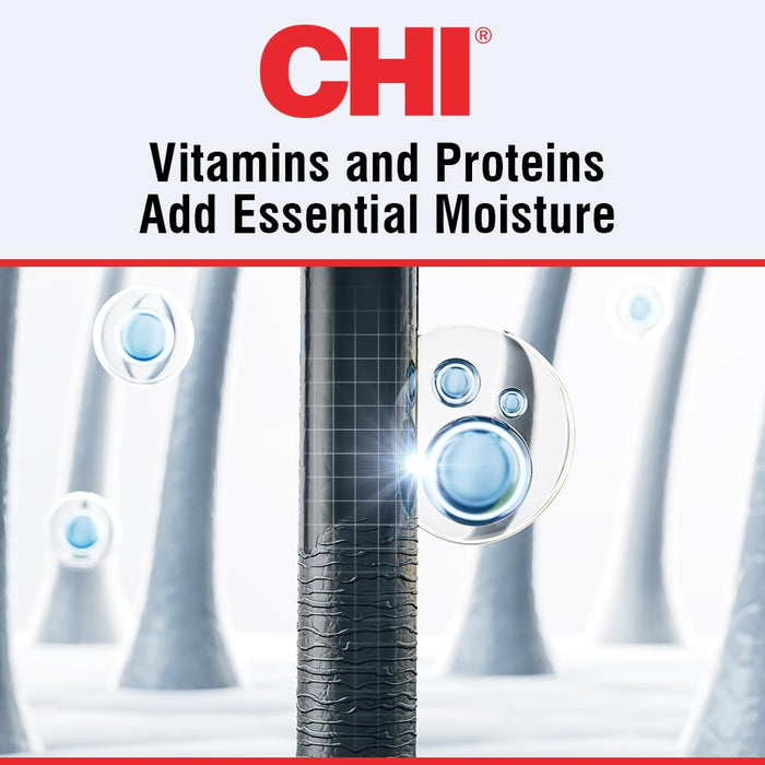 CHI 44 Iron Guard Thermal Protection Spray, Nourishing Formula Helps Resist Heat Damage to Hair & Tame Frizz, Clear, 8 Oz