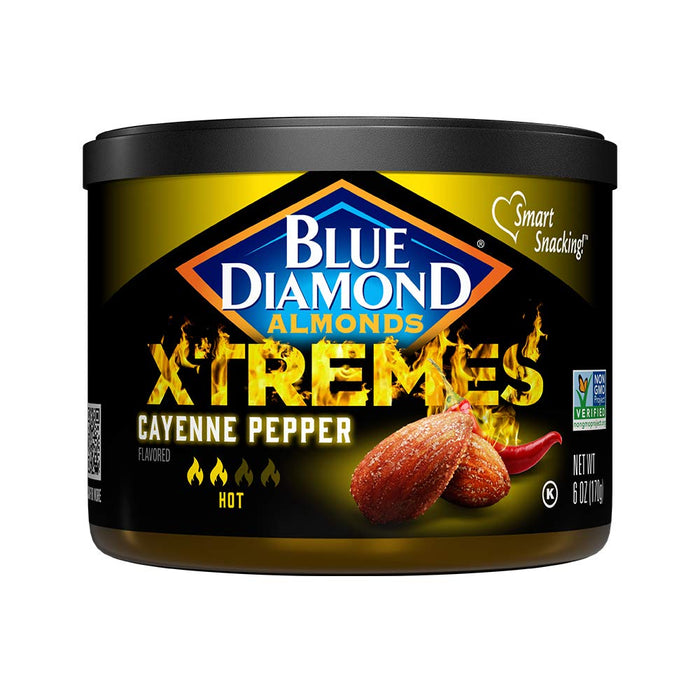 Blue Diamond Almonds, Snack Nut Flavored Honey Butter perfect for on-the-go and snacking, 6 Ounce Can