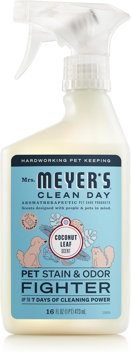 Mrs. MEYER'S CLEAN DAY Pet Stain & Odor Fighter, Orange Blossom Scent, 16oz