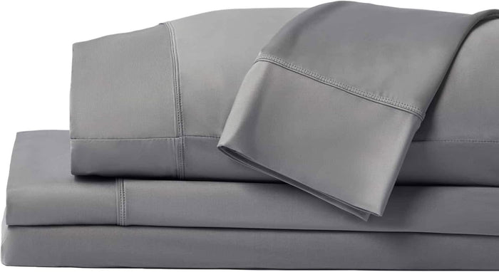 SHEEX - Original Performance Sheets Set (Full) Black - Cooling Sheets - Moisture Wicking - 1 Flat Cooling Sheet, 1 Fitted Cooling Sheet, 2 Pillow Covers - Wrinkle Free - Sleep Aid