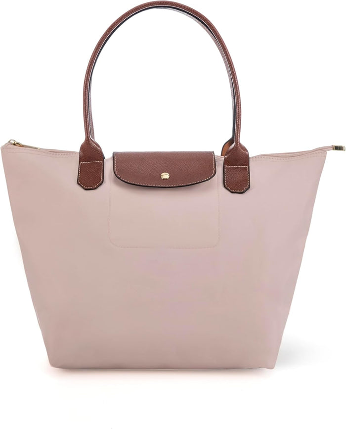 Tote Bag for Women Foldable Shoulder Bag Nylon Weekend Hobo Handbag