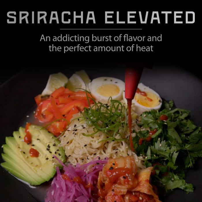 Melinda’s Sriracha Hot Sauce - Classic, Gourmet Sriracha Sauce Made with Fermented Red Jalapeños & Garlic - Keto, Vegan, Non-GMO and Gluten Free Hot Sauce - 12oz, 3-Pack