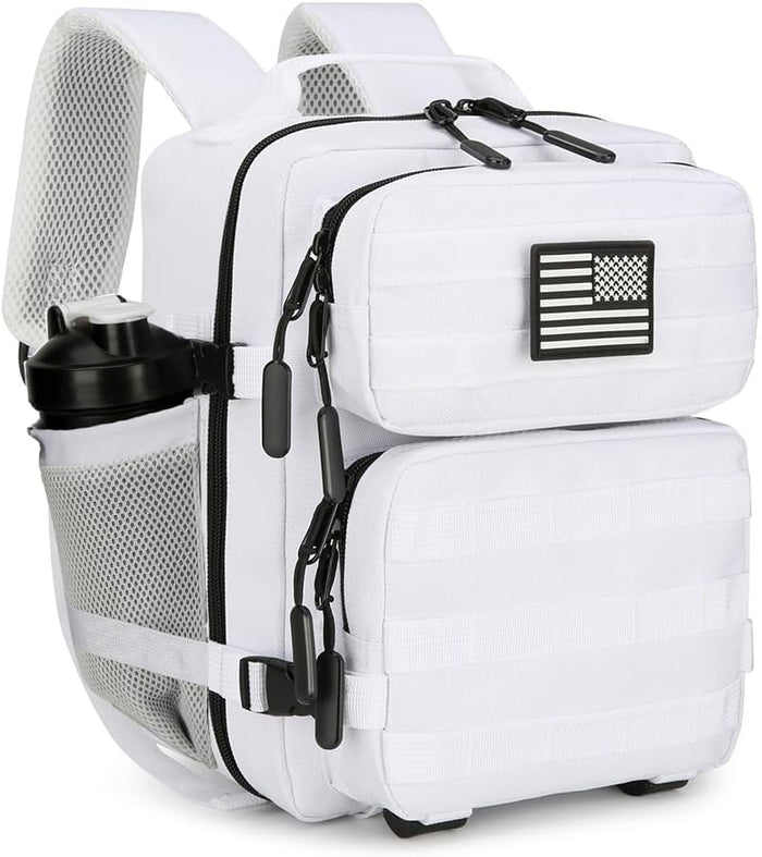9L Mini Tactical Backpack for Men and Women, Tactical Backpack Small for Hiking, Small Tactical Bag (Purple Tie-Dye)