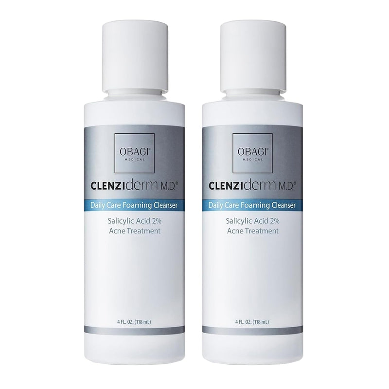 Obagi CLENZIderm M.D. Daily Care Foaming Acne Cleanser – Acne Treatment with 2% Salicylic Acid (BHA)