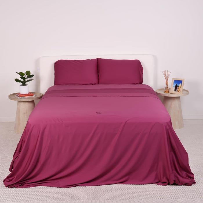 THE LAD COLLECTIVE 2.0 Bedding Set - 4 Piece Sheet & Pillow Case Set, Custom Blend, Soft, Comfortable, Temperature Regulating, & Easy-to-Use - (Twin XL, Aspen)