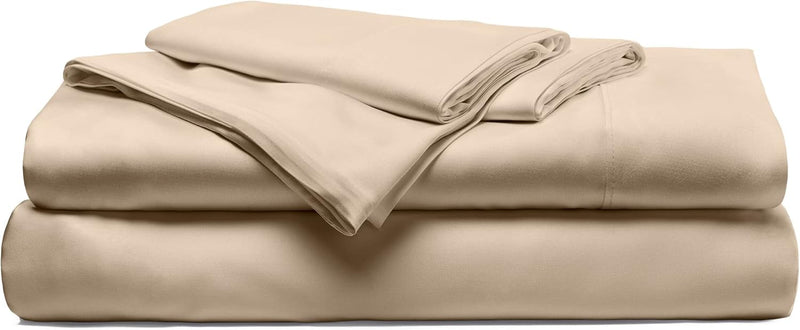 Cariloha Resort 4-Piece Sateen Sheet Set | Blue Lagoon | King | Cooling Sheets for Hot Sleepers