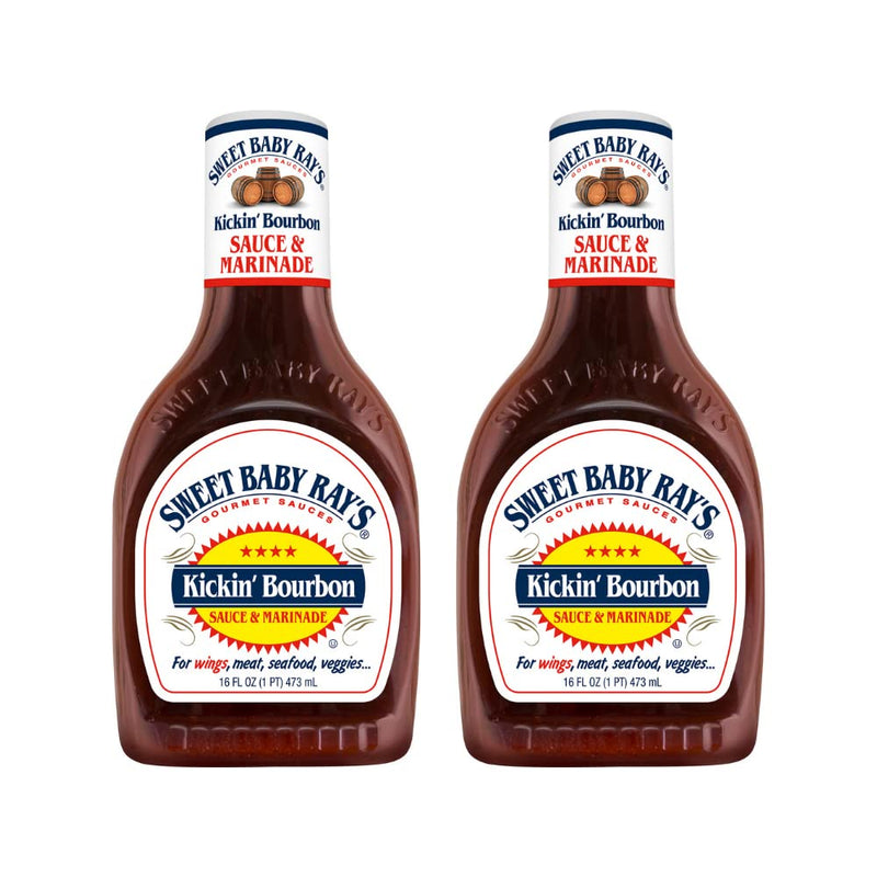 Sweet Baby Ray's Sauce and Marinade, Kickin' Bourbon , 16 OZ