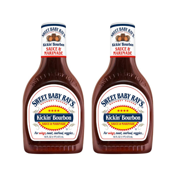 Sweet Baby Ray's Sauce and Marinade, Kickin' Bourbon , 16 OZ