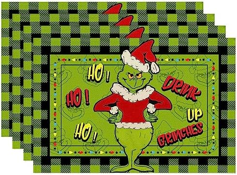 Christmas Table Runner 13x72 Inch Christmas Xmas Winter Holiday Decorations and Supplies for Home Kitchen Dining Room Table Decor