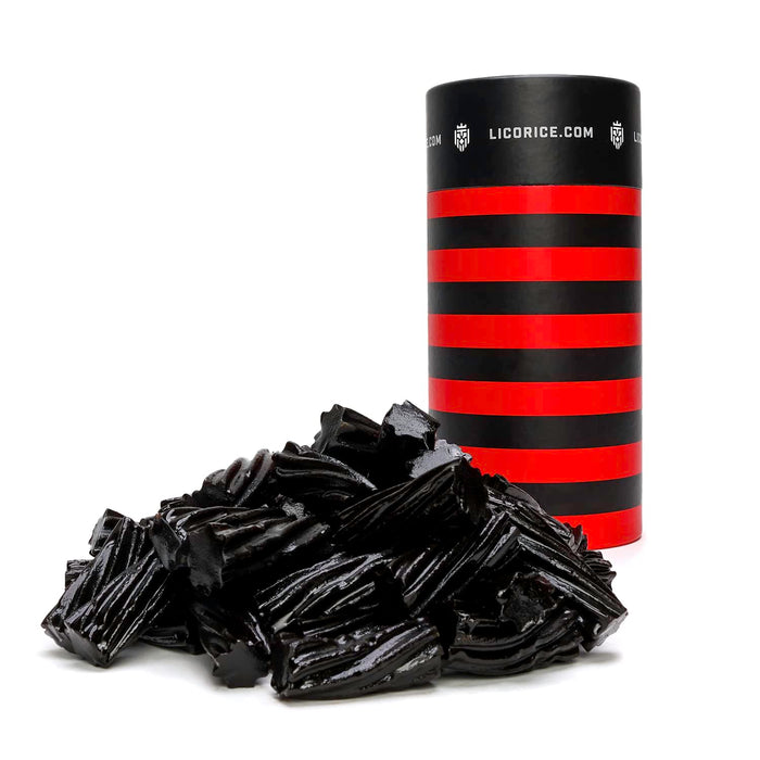 Licorice.com | Sweet & Sour Licorice Petite Bricks | Soft & Chewy Licorice | Rainbow & Strawberry | Blend of Fruity Undertones & Twirls of Tang | Pack of 2
