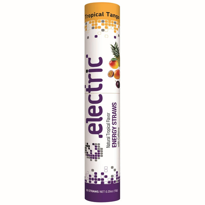 Smooth and Gentle Caffeine Energy. No Sugar. No Calories. Healthy and All Natural Electric Energy Straws – Natural Strawberry Solace – 10 straw pack