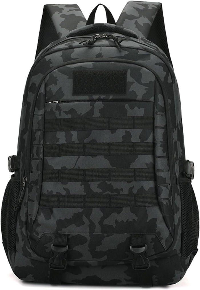 Lawaia Tactical Backpack Military Rucksack 45L Waterproof Hiking Packs Army Survival Assault Backpack Outdoor Sports Fishing Camping Bag Gym Backpacks for Men-Black