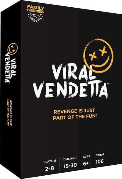 Viral Vendetta Party - Fun and Engaging Card Game for Ages 6+ – Family & Friends Party Play– Easy to Play, Hilarious & Entertaining